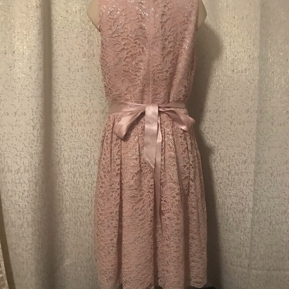 Jessica Howard shimmering pink lace dress, 10 - Picture 2 of 4